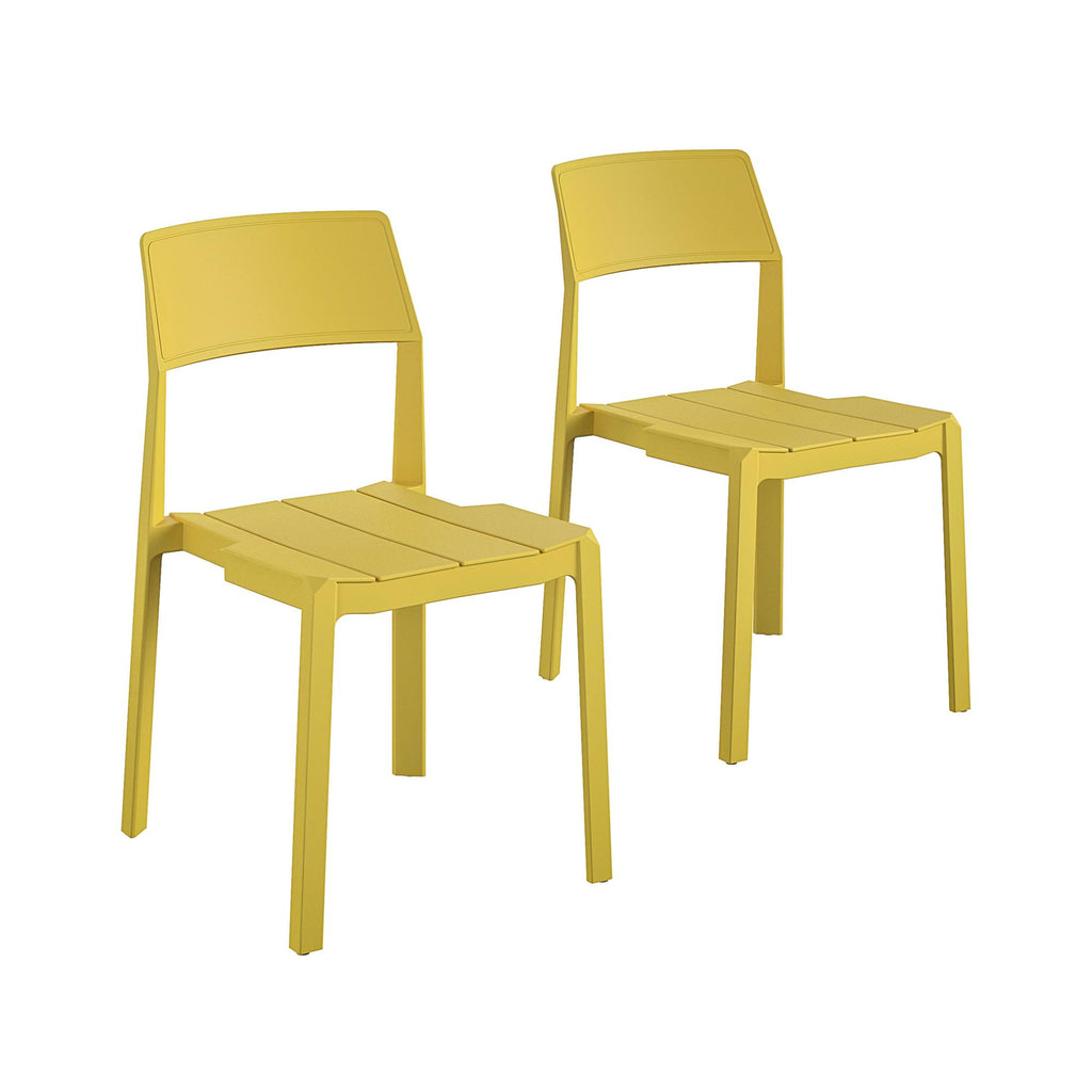 Chandler Stacking Novogratz 2) Chairs of – The (Set